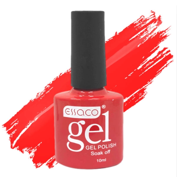 Gél lak na nechty - Neon Red, 10 ml