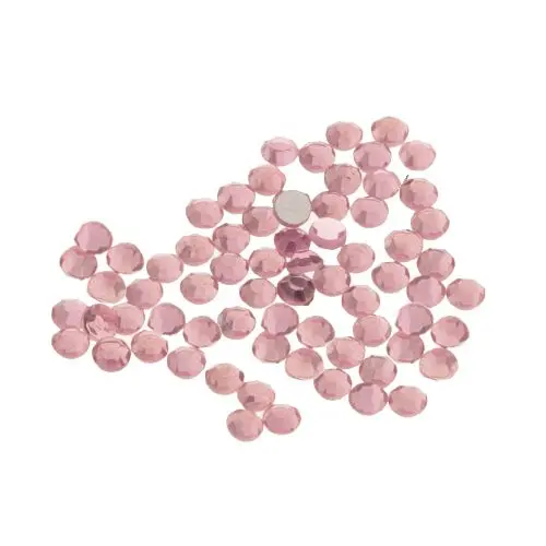 Swarovski kamienky na nechty - dark pink, 2mm, 50ks
