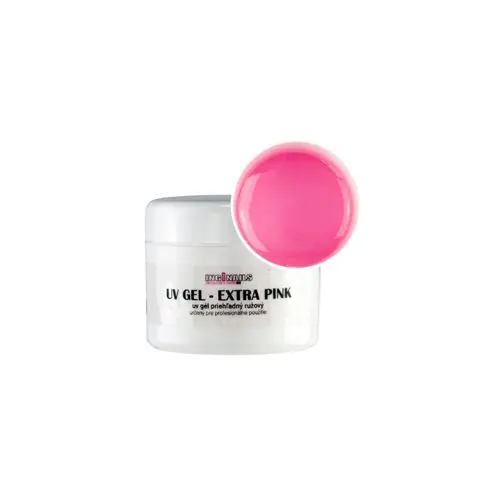 UV gél Inginails - Extra Pink, jednofázový priehľadný, 5g