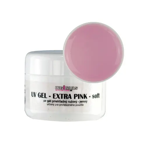 UV gél Inginails - Extra Pink Soft, 25g