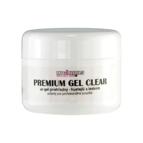 UV gél Inginails - Premium Gel Clear, 25g 