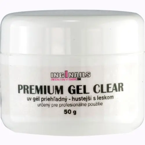 UV gél Inginails - Premium Gel Clear 50g