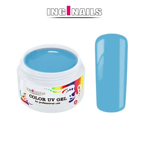 Pastel Blue - 5g Farebný UV Gél Inginails 