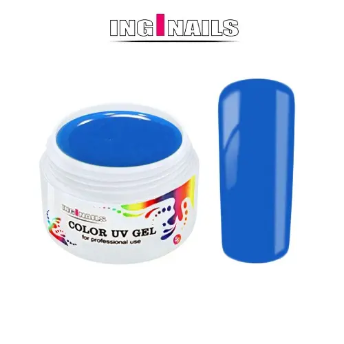 Neon Blue - 5g Farebný UV Gél Inginails 