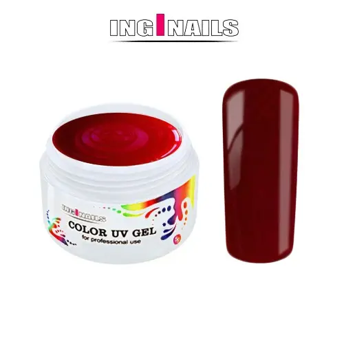 Farebný UV Gél Inginails 5g - Pearl Red