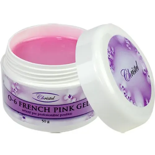 UV gél na nechty - O-6 French Pink gel, 50g