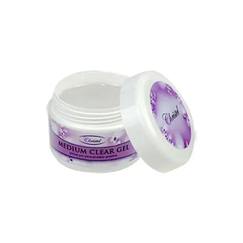 UV gél na nechty - Medium Clear gel, 5g