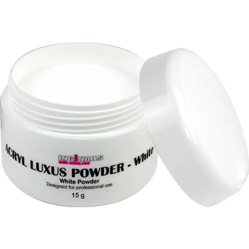 Luxus white powder Inginails 15g - biely púder