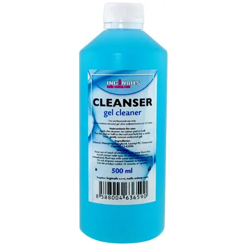 Čistič gélu Inginails 500ml - Cleanser, modrý