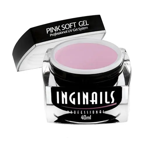 UV gél Inginails Professional - Pink Soft Gel 40ml