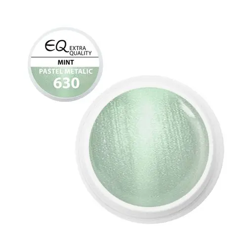 Extra Quality UV gél - 630 - Pastel Metalic Mint 5g