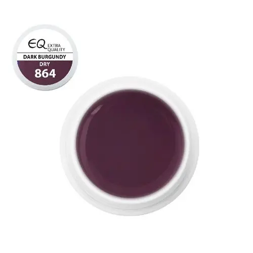 Extra Quality UV gél - 864 Dry – Dark Burgundy 5g