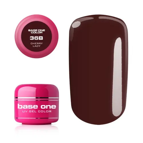 UV Gel na nechty Silcare Base One Color - Cherry Lady 36B, 5g