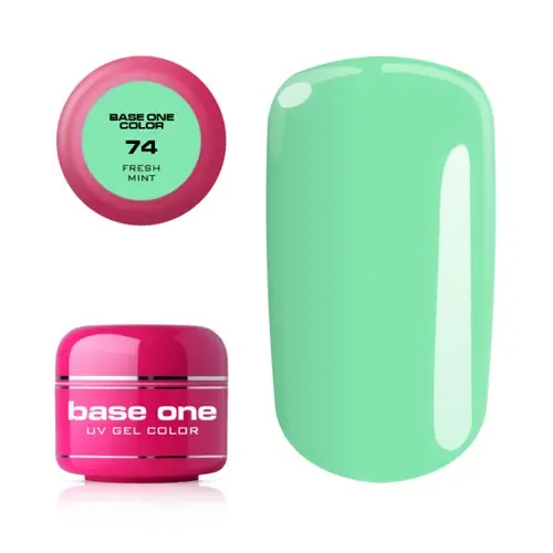 UV Gel na nechty Silcare Base One Color - Fresh Mint 74, 5g