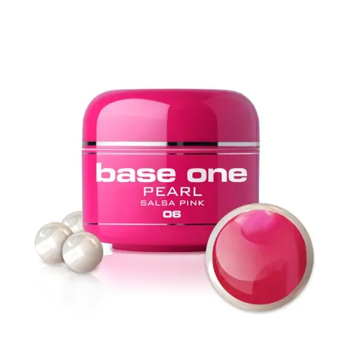 UV Gel na nechty Silcare Base One Pearl - Salsa Pink 06, 5g