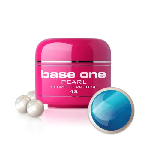 UV Gel na nechty Silcare Base One Pearl - Secret Turquoise 13, 5g
