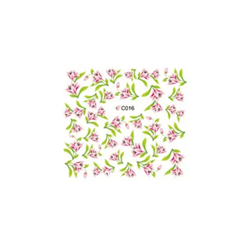 Vodolepky s motívom kvetov – C016
