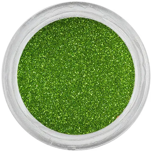 Glitrový ozdobný prášok – zelený
