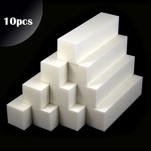 10ks - Inginails 4-stranný blok, biely - 100/100