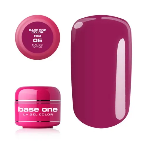 UV Gel na nechty Silcare Base One Color RED - Mambo Apple 05, 5g