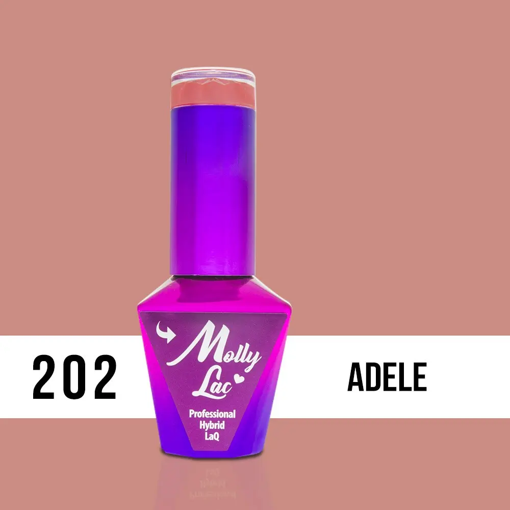 MOLLY LAC UV/LED gél lak Sensual - Adele 202, 10ml