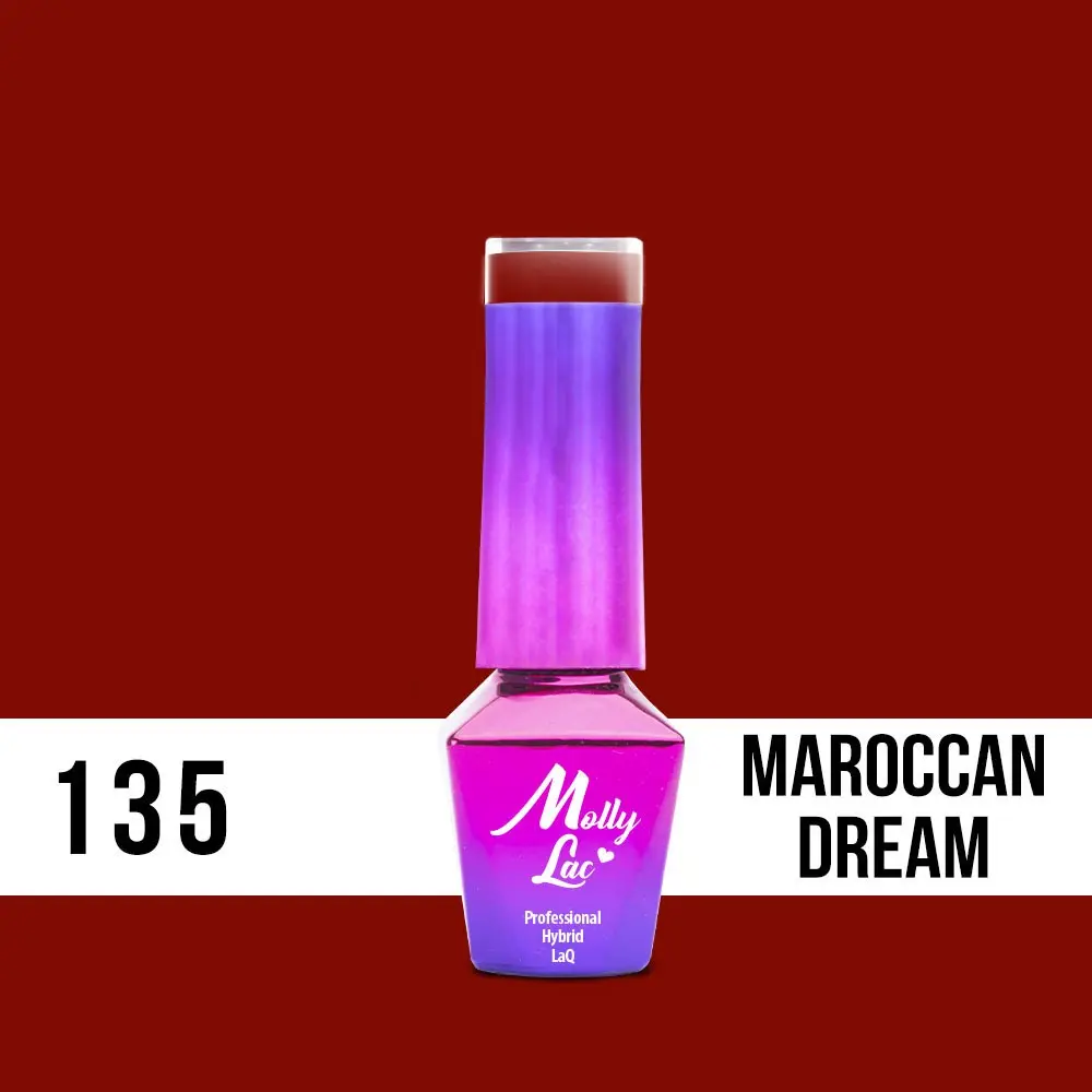 MOLLY LAC UV/LED gél lak Bubble Tea - Maroccan Dream 135, 5ml