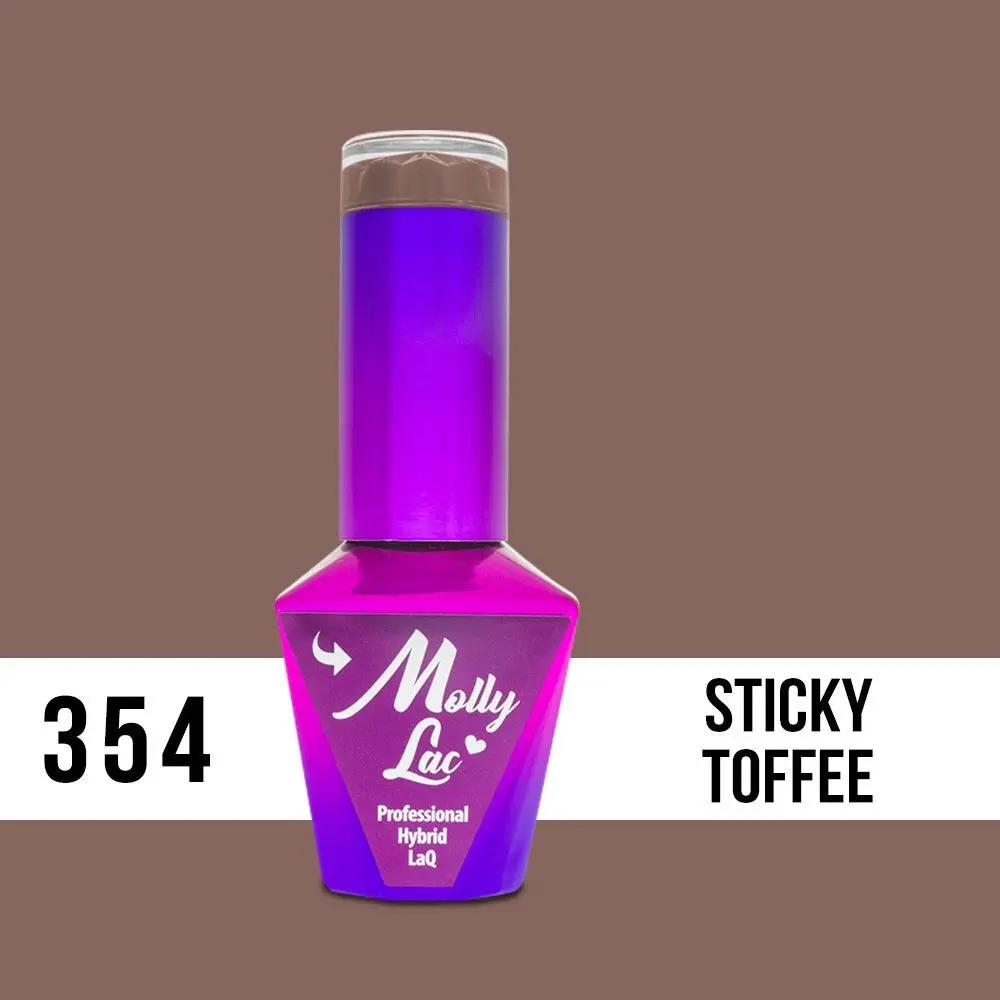 MOLLY LAC UV/LED gél lak Choco Dreams - Sticky Toffee 354, 10ml