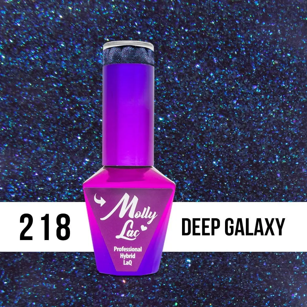MOLLY LAC UV/LED gél lak Obsession - Deep Galaxy 218, 10ml