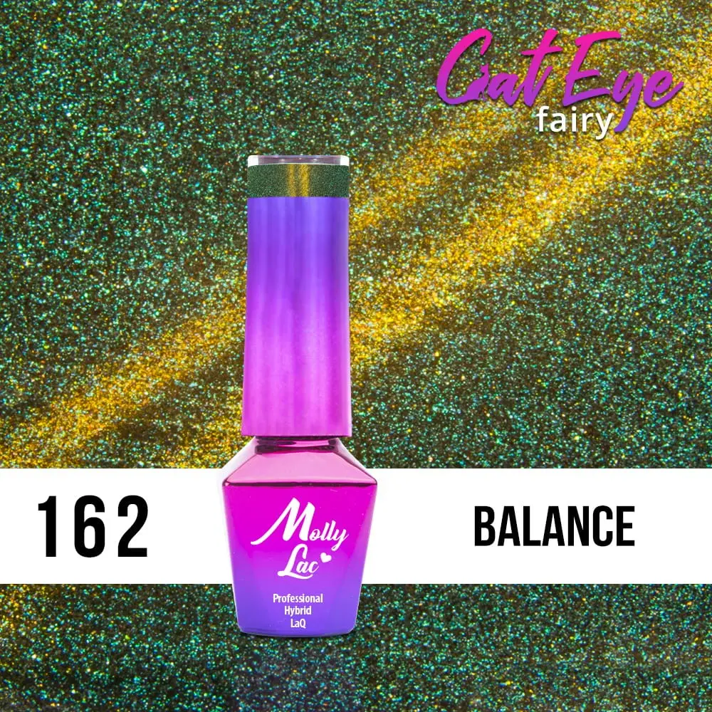 MOLLY LAC UV/LED gél lak Cat Eye Fairy - Balance 162, 5ml