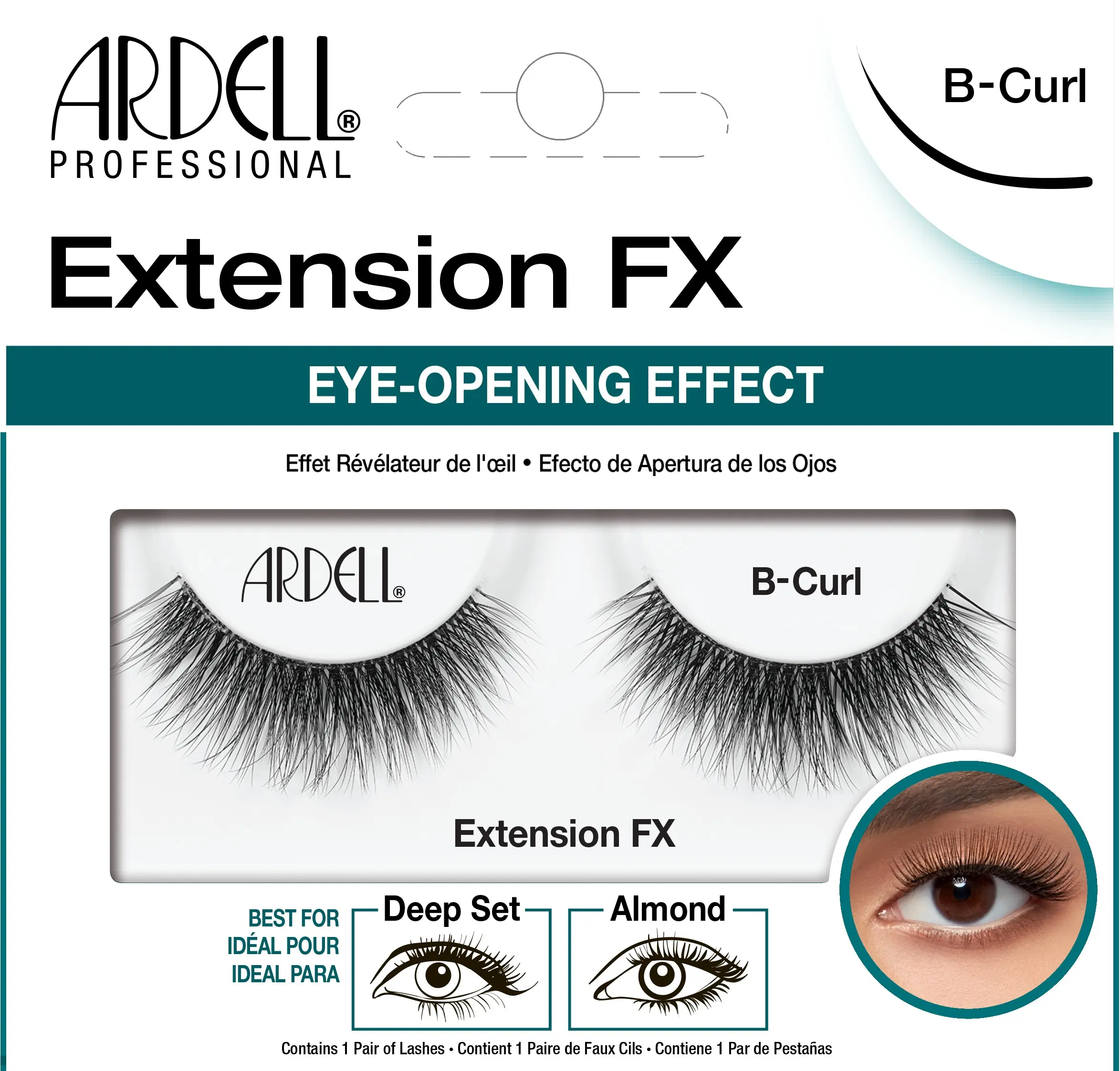 Ardell - 3D Extension FX Mihalnice B-Curl
