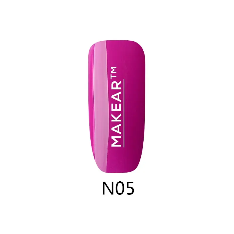 Makear Farebný gél lak - Neon purple - N05, 8ml