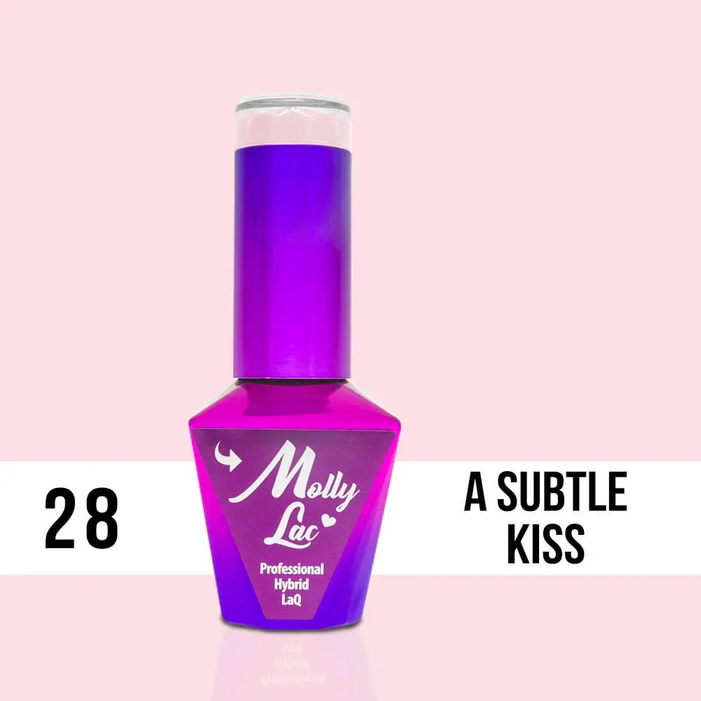 MOLLY LAC UV/LED gél lak Yes I Do - A Subtle Kiss 28, 10ml