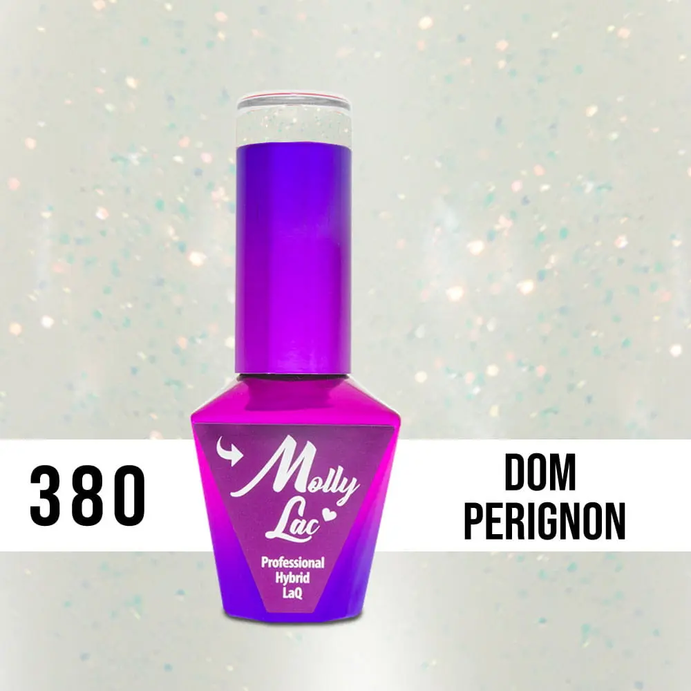MOLLY LAC UV/LED gél lak Wedding Dream and Champagne  - Dom Perignon 380, 10ml