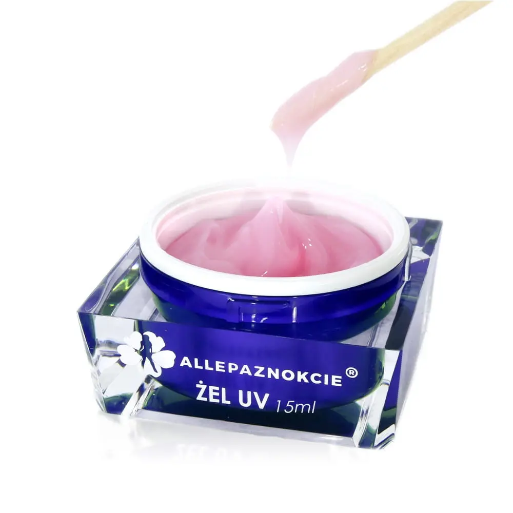 UV modelovací gél na nechty - Jelly Milky Pink, 15ml