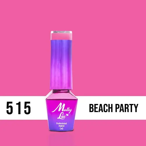 MOLLY LAC UV/LED gél lak Miss Iconic - Beach Party 515, 5ml
