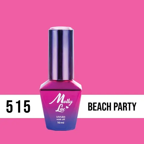 MOLLY LAC UV/LED gél lak Miss Iconic - Beach Party 515, 10ml