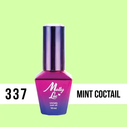MOLLY LAC UV/LED gél lak Fancy Fashion - Mint Coctail 337, 10ml