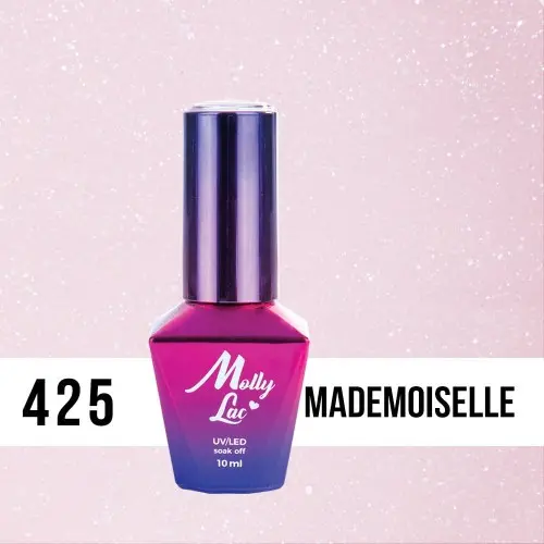 MOLLY LAC UV/LED gél lak Madame French - Mademoiselle 425, 10ml