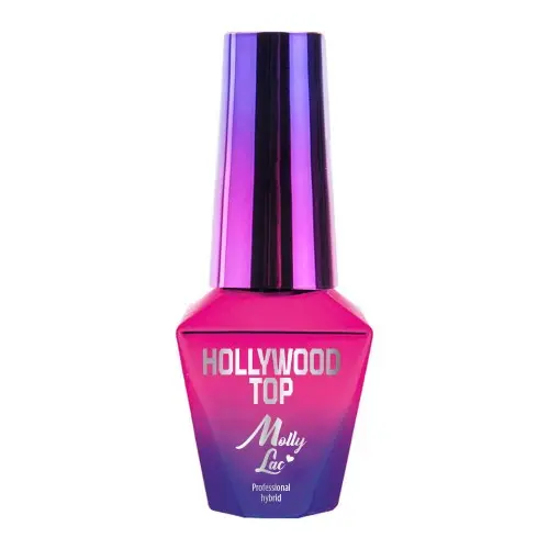 UV/LED Gél Lak Molly Lac Hollywood, Mixy Fuchsia - bezvýpotkový, 10ml