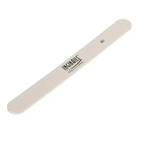 Inginails Professional Vymeniteľný samolepiaci brúsny papier na kovový pilník - biely rovný 80