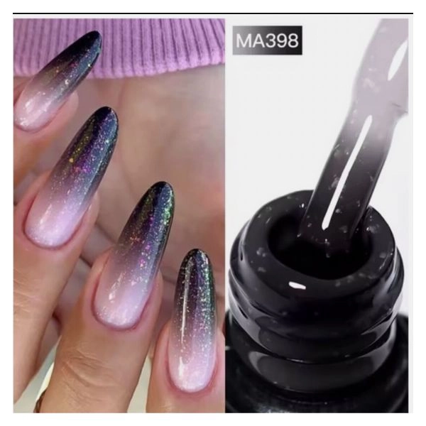 THERMO gél lak - Light Pink/Black MA398, 7 ml