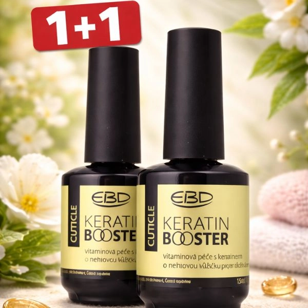 Cuticle - Keratin Booster - vitamínová starostlivosť o nechtovú kožičku, 15ml - AKCIA 1+1 ZADARMO