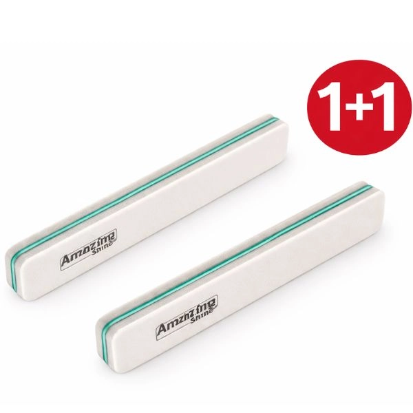 Pilník profi Sponge Jumbo Zebra - zelený stred, 100/180 - AKCIA 1+1 ZADARMO