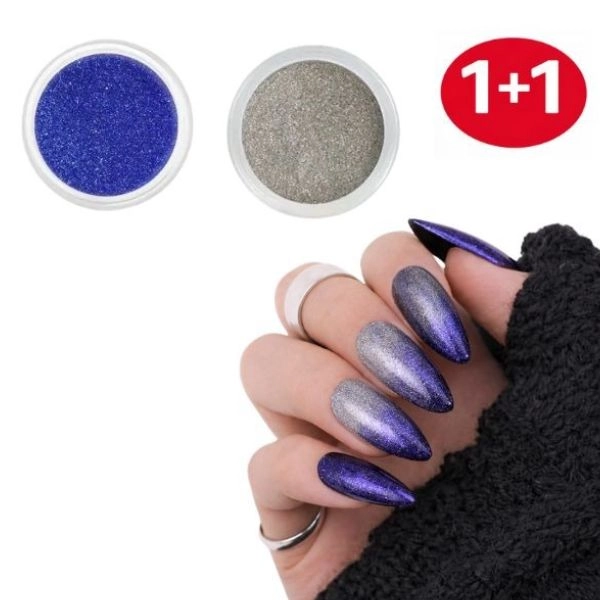 Farebný mirror prášok č. 11 + č. 22, 1g -  AKCIA 1+1 ZADARMO