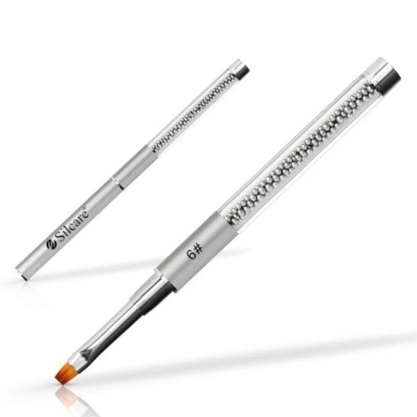 Štetec na gél č. 6 - s malými perličkami