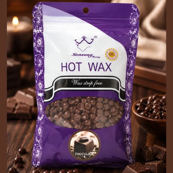 Kozmetický, depilačný vosk - perličky – Chocolate, 100g