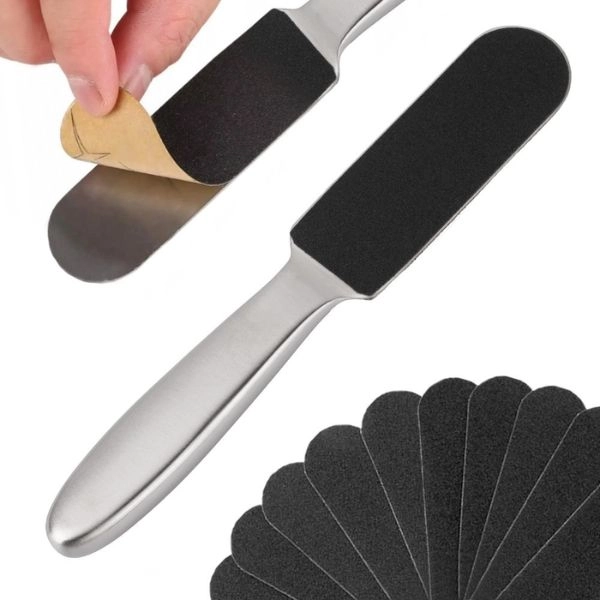 Kovový pilník na pedikúru 21,5cm