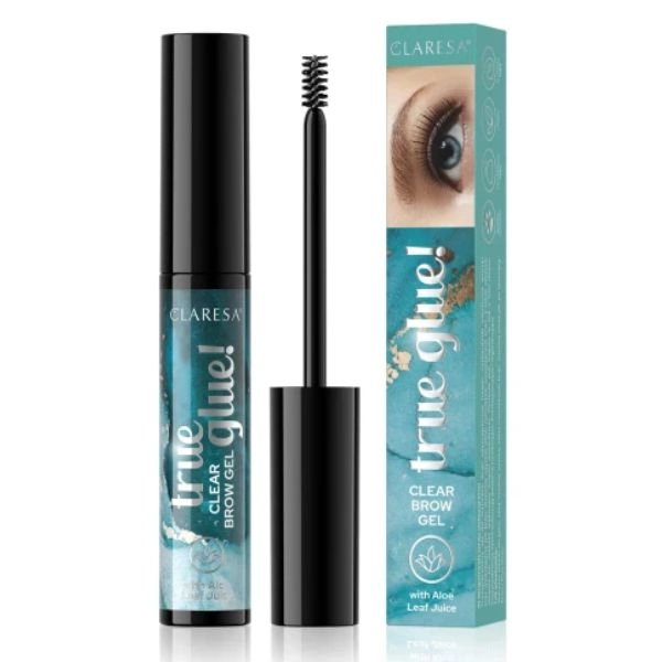 Claresa True Glue Clear 01 - gél na obočie, 8ml