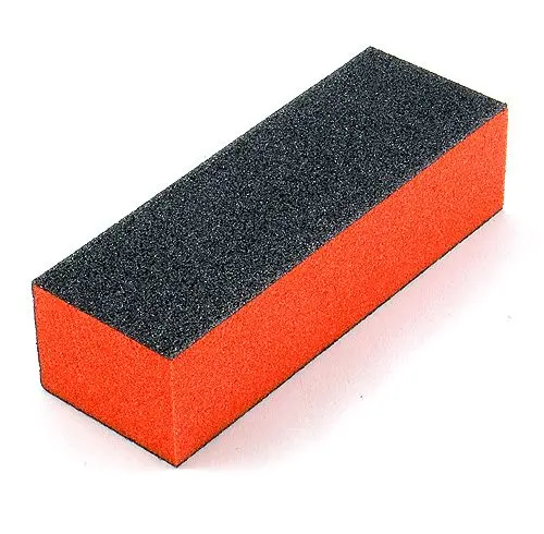 Inginails 3-stranný oranžovo-čierny blok - 100/100