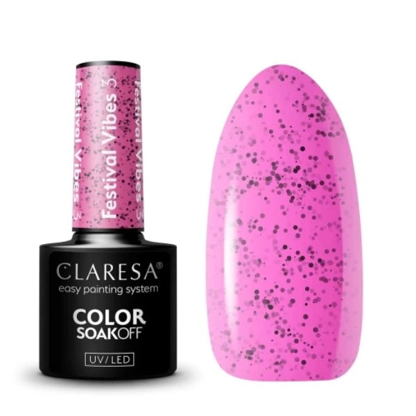Claresa UV/LED Color Soak Off - Festival Vibes 3, 5g